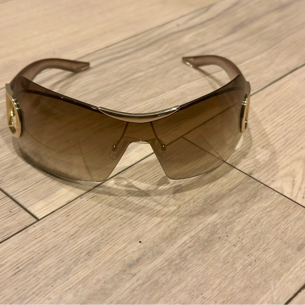 Rare Find Vintage Dior Airspeed 1 Shield Sunglasses in perfect condition - Picture 2 of 4